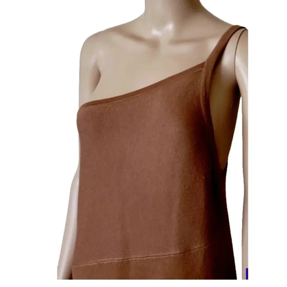 House of Harlow 1960 Ribbed One Shoulder Midi Dress Size XL - Picture 4 of 7
